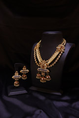 Gold Kundan Necklace Set