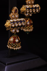 Gold Kundan Necklace Set_MG_8159