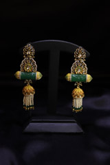 Green & Pearl Necklace Set_MG_8831