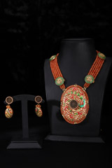 Kundan Beaded Necklace Set1844_video
