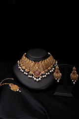 Lotus Shaped Choker Set1846_video