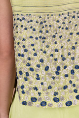 Floral Meadow Embroidered Skirt And Crop TopDSC05697