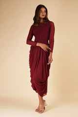 Marooon Cowl JumpsuitDSC00336