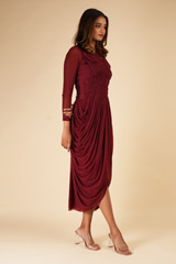 Marooon Cowl JumpsuitDSC00338