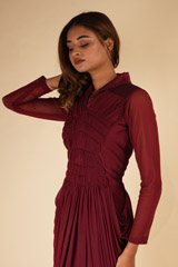 Marooon Cowl JumpsuitDSC00341
