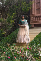 Gold Silk LehengaIMG_3385
