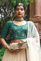 Gold Silk LehengaIMG_3395