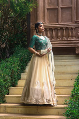 Gold Silk LehengaIMG_3403