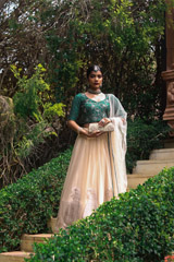 Gold Silk LehengaIMG_3405