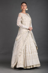 White Chikankari GownIMG_0634