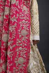 Ivory Chanderi Silk LehengaIMG_7466