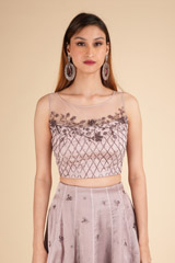 Lilac Crystal Top Bottom SetDSC01933