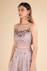 Lilac Crystal Top Bottom SetDSC01934