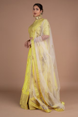 Yellow Silk LehengaDSC06207