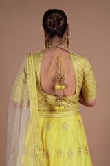 Yellow Silk LehengaDSC06213