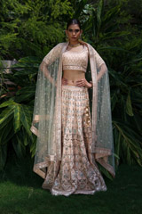 Silk Gota Patti Lehenga