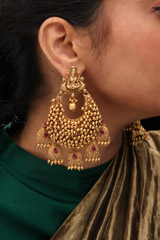 Golden Ghunghru EarringsIMG_0921