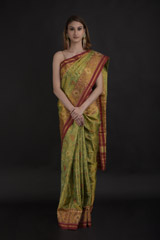 Green Silk Saree