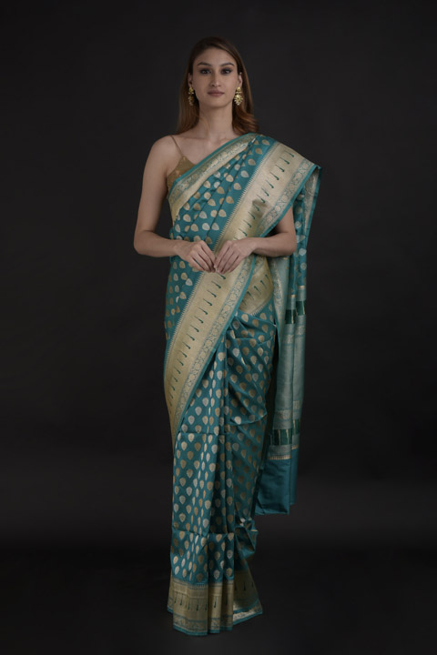 Green Silk Saree