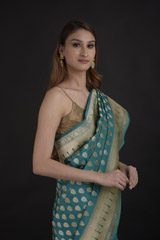 Green Silk Saree_DTR0990