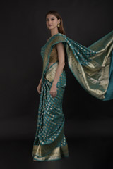 Green Silk Saree_DTR0993