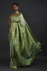 Pista Green Silk Saree_DSC5634