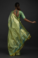 Pista Green Silk Saree_DSC5648