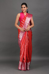 Red Silk  Saree