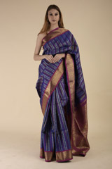 Navy Blue Kanjeevaram Saree1924_video