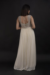 Ivory Embellished Top Bottom Set_DTR0802