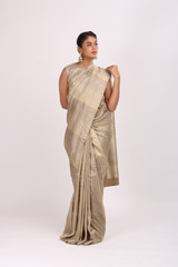 Pale Striped Saree