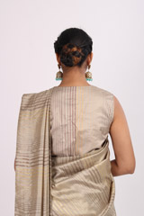 Pale Striped SareeIMG_5219