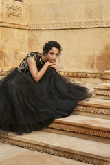 Black Tulle Dress2