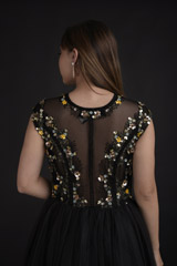 Black Tulle Dress_DTR9363