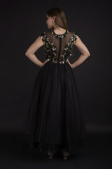 Black Tulle Dress_DTR9364