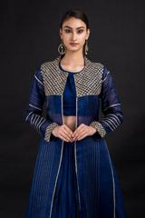 Navy Blue Asymmetric Top Bottom Set_DSC3638-Edit