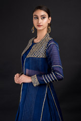 Navy Blue Asymmetric Top Bottom Set_DSC3644-Edit