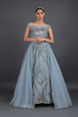 Blue Net GownIMG_7662