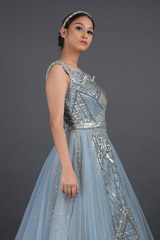 Blue Net GownIMG_7665