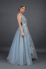 Blue Net GownIMG_7667