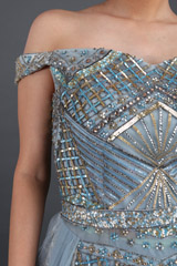 Blue Net GownIMG_7675