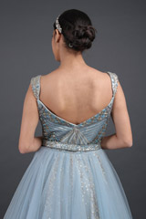 Blue Net GownIMG_7687