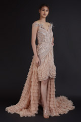 Nude Blush Embellished GownDSC07769