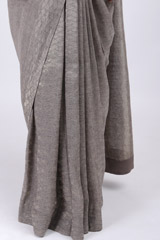 Grey Linen SareeIMG_3820