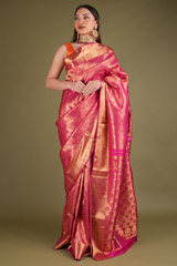 Pink Kanchivaram SareeDSC03871