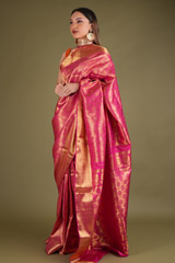 Pink Kanchivaram SareeDSC03875