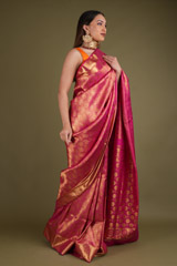 Pink Kanchivaram SareeDSC03876