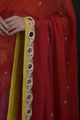 Pink Embellished Saree_DTR0967