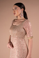 Rose Gold Sequin GownDSC05357