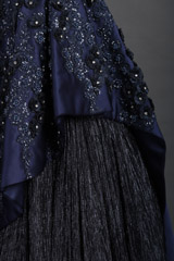 Blue 3D Floral Embellishments GownIMG_0681